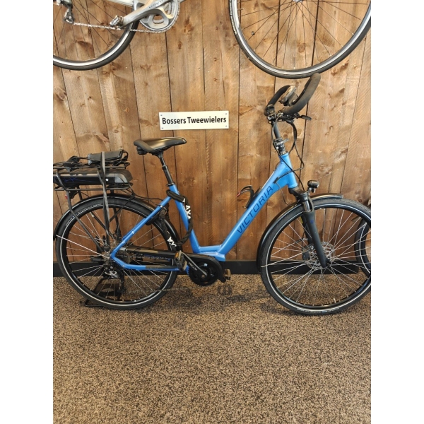 Victoria E-trekking elektrische fiets Dames Mat blauw 53cm 2019 - Afbeelding 2