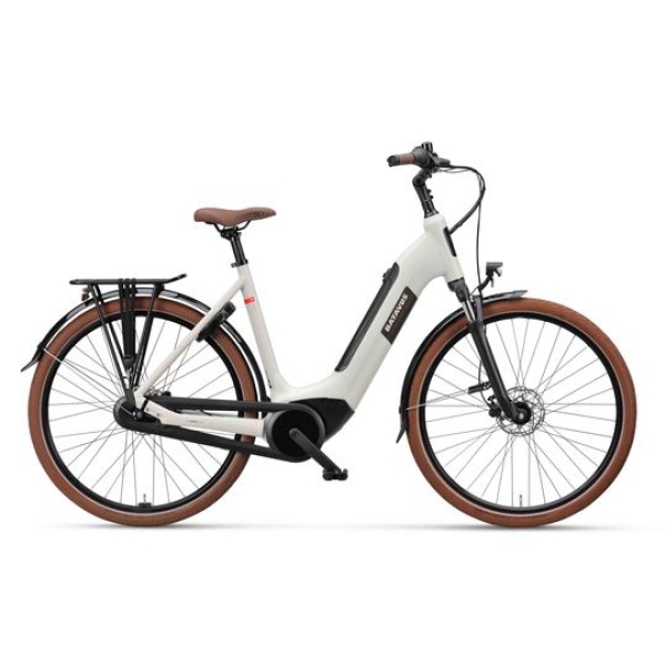 BATAVUS Altura E-Go Power LAGEINSTAP Lichtgrijs Mat 51cm 2025 - Afbeelding 9
